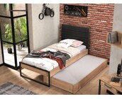 Kinderbed Irony recht hoofdeinde - 120x200 - Industrieel design