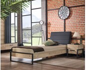 Kinderbed Irony schuin hoofdeinde - 120x200 - Industrieel design