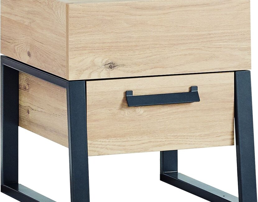 Kinderbed Irony schuin hoofdeinde - 120x200 - Industrieel design