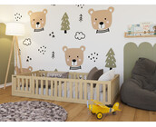 Montessori vloerbed Luna Natuur - 90x200