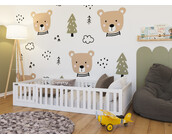 Montessori vloerbed Luna Wit - 90x200