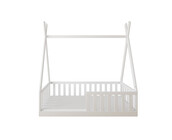 Vloerbed Tipi wit - 70x140 - Montessori peuterbed