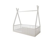 Vloerbed Tipi wit - 70x140 - Montessori peuterbed
