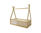 Vloerbed Tipi - 70x140 Natuur - Montessori peuterbed