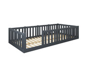 Montessori vloerbed Luna Antraciet - 90x200