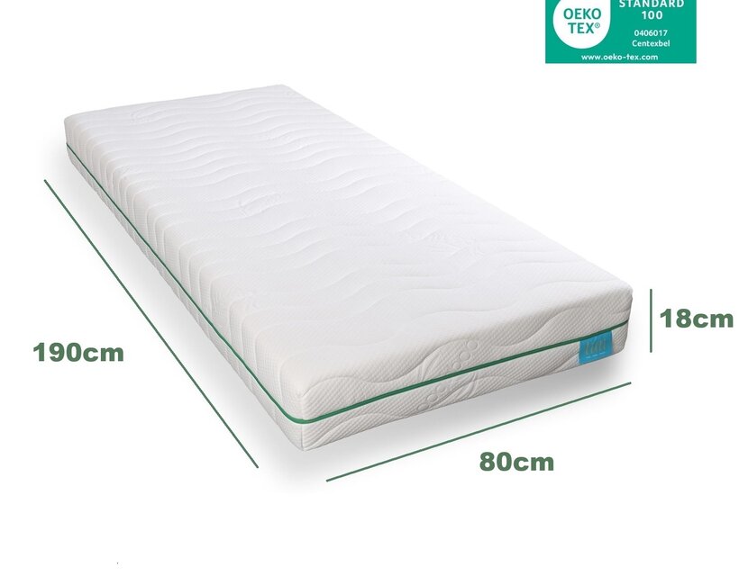 Kindermatras 80x190 Lilli Bamboe