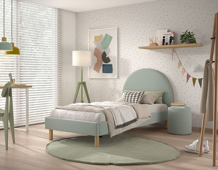 Tienerbed Moon - Groen - 90x200