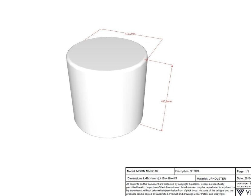 Tienerbed Moon - Roze - 90x200