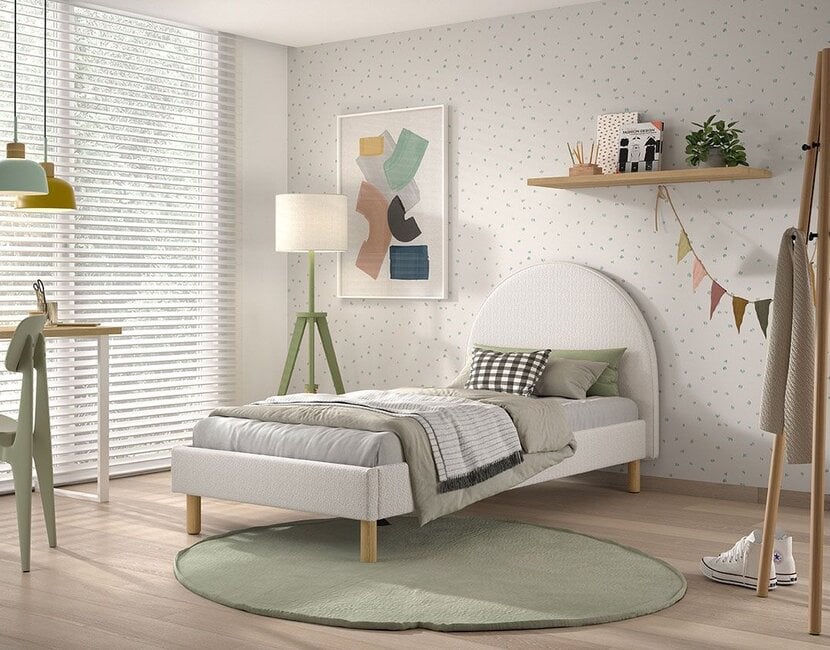 Tienerbed Moon - Wit - 90x200