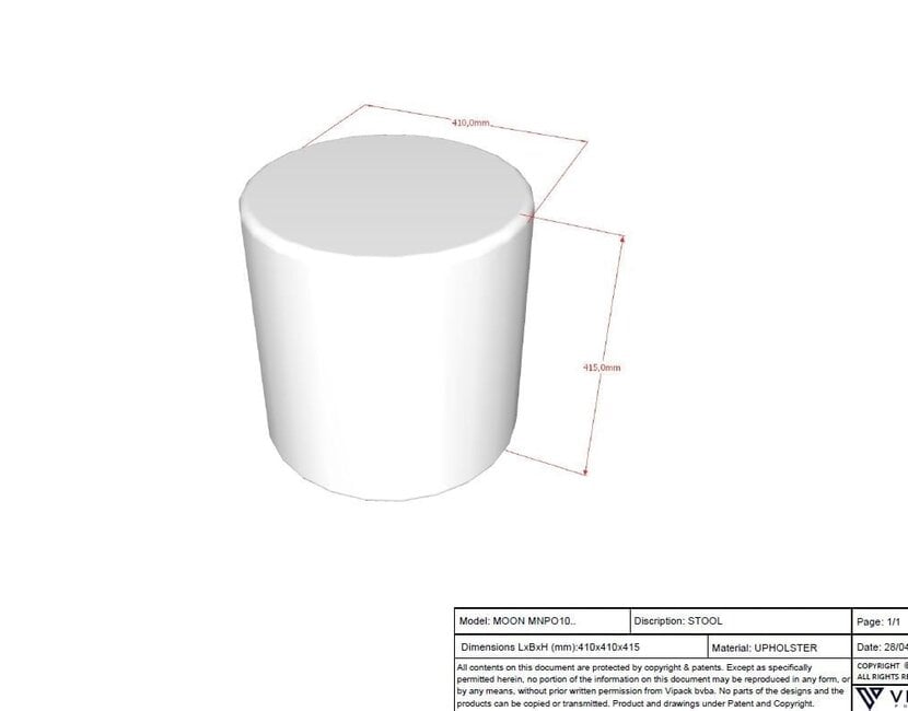 Tienerbed Moon - Roze - 140x200