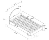 Tienerbed Moon - Roze - 140x200