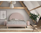 Tienerbed Moon - Roze - 140x200