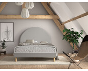 Tienerbed Moon - Grijs - 140x200