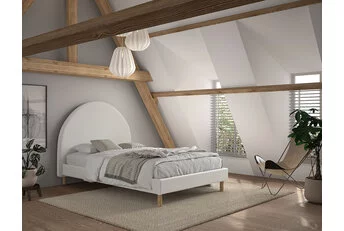 Tienerbed Moon - Wit - 140x200