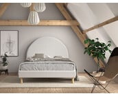 Tienerbed Moon - Wit - 140x200