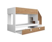 Stapelbed Easy - eikenkleur met slaaplade