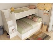 3 persoons Familiebed - Easy grijs eiken