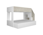 3 persoons Familiebed - Easy grijs eiken