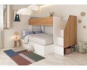 3 persoons Familiebed - Easy Eikenkleur