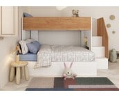 3 persoons Familiebed - Easy Eikenkleur