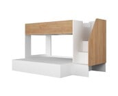 3 persoons Familiebed - Easy Eikenkleur