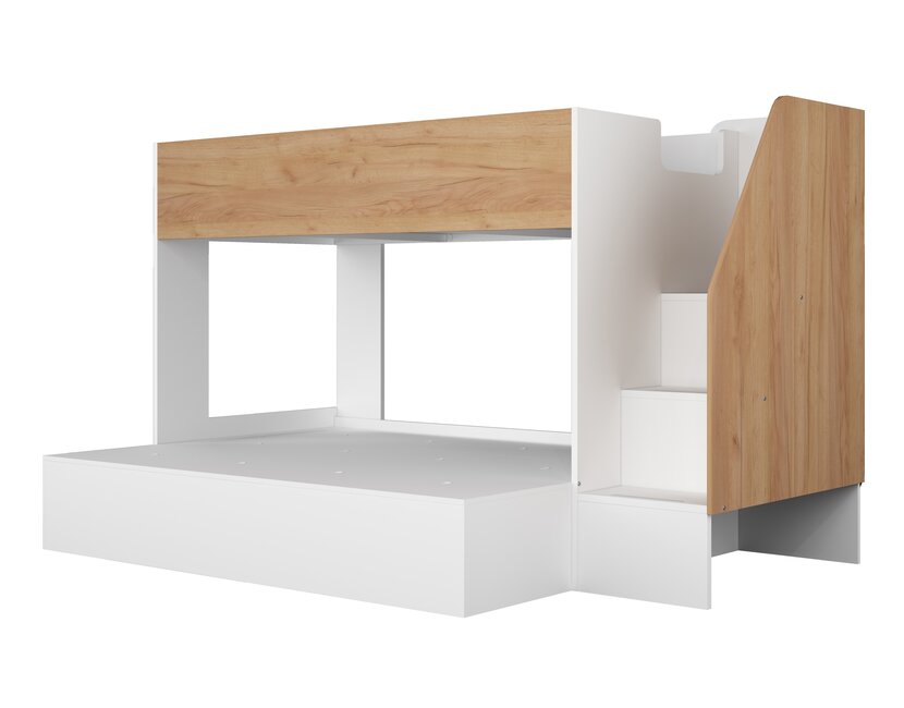 3 persoons Familiebed - Easy Eikenkleur