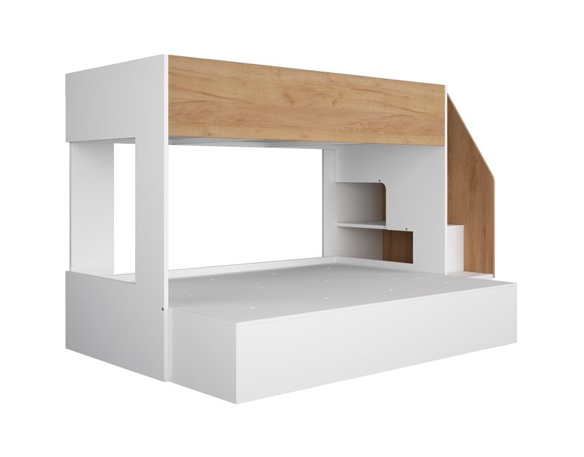 3 persoons Familiebed - Easy Eikenkleur