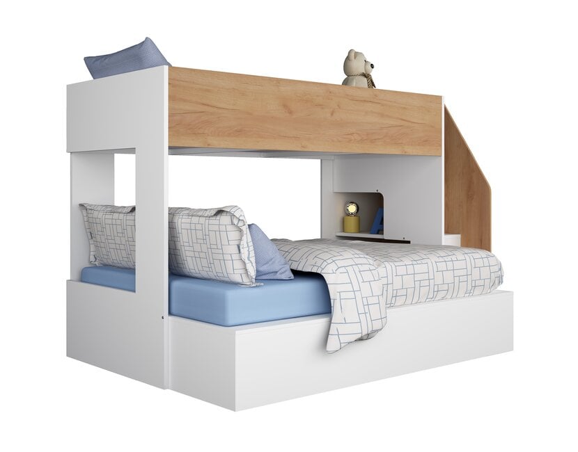 3 persoons Familiebed - Easy Eikenkleur