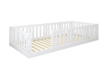 Montessori vloerbed Luna Wit - 90x200