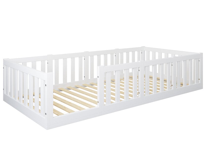 Montessori vloerbed Luna Wit - 90x200