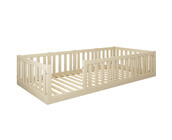 Montessori vloerbed Luna Natuur - 90x200