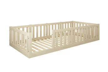 Montessori vloerbed Luna Natuur - 90x200