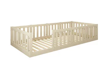 Montessori vloerbed Luna Natuur - 90x200