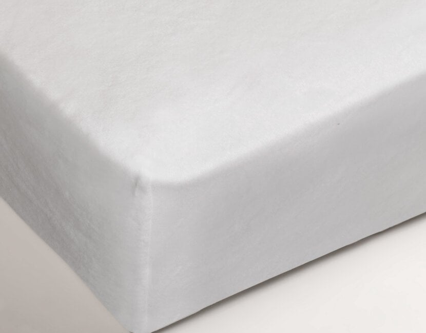 Waterdichte Molton - Wit - 120x200