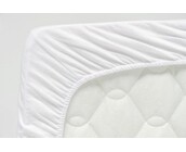 Waterdichte Molton - Wit - 120x200