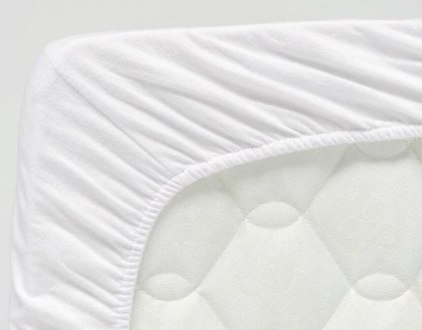Waterdichte Molton - Wit - 120x200