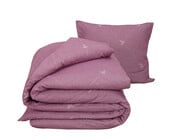 Dekbedovertrek Piper 100% katoen Flanel Lilac 140x220 + 60x70