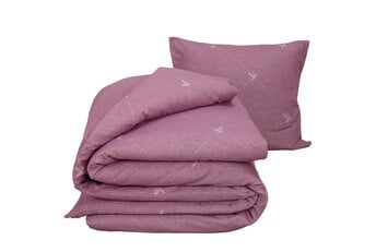 Dekbedovertrek Piper 100% katoen Flanel Lilac 140x220 + 60x70