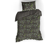 Dekbedovertrek Jasmin 100% katoen satijn castlerock 140x220 + 60x70