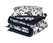 Dekbedovertrek Meadow 100% katoen satijn Mood indigo 140x220 + 60x70