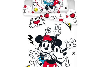 Retro Heart Dekbedovertrek