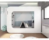 The Cube 90x200 - Wit