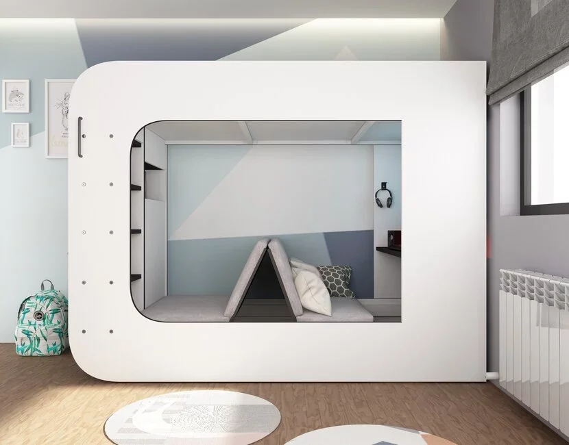 The Cube 90x200 - Wit-Antra