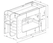The Cube 90x200 - Wit-Antra