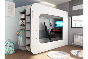 The Cube 90x200 - Wit-Antra