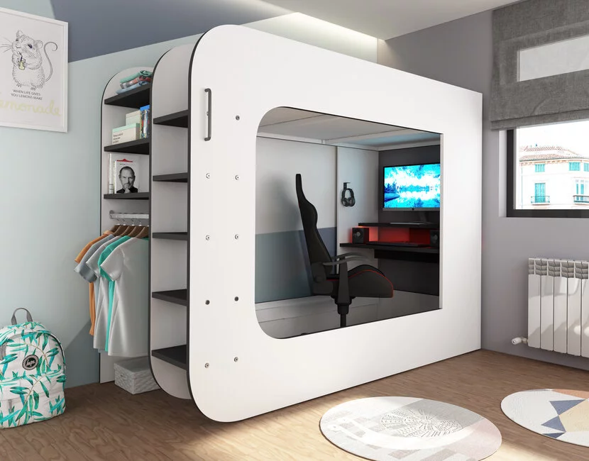 The Cube 90x200 - Wit-Antra