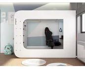 The Cube 90x200 - Wit