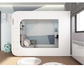 The Cube 90x200 - Wit