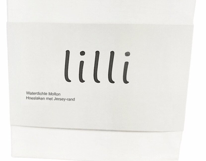 Waterdichte Molton - Wit - 120x200