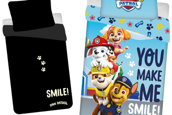 Dekbedovertrek Glow in the Dark, Smile